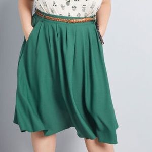 Tiger Lilies Midi Skirt XL